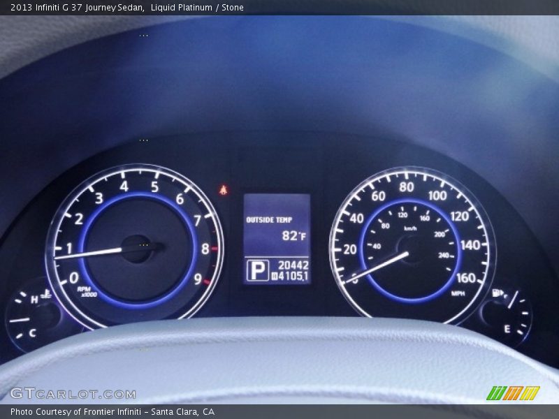 Liquid Platinum / Stone 2013 Infiniti G 37 Journey Sedan