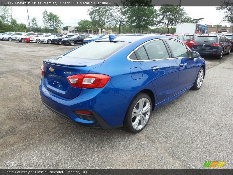 Kinetic Blue Metallic / Jet Black 2017 Chevrolet Cruze Premier