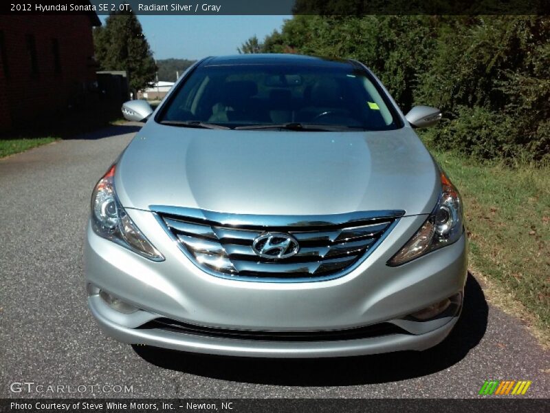 Radiant Silver / Gray 2012 Hyundai Sonata SE 2.0T