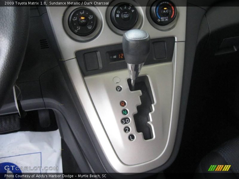 Sundance Metallic / Dark Charcoal 2009 Toyota Matrix 1.8