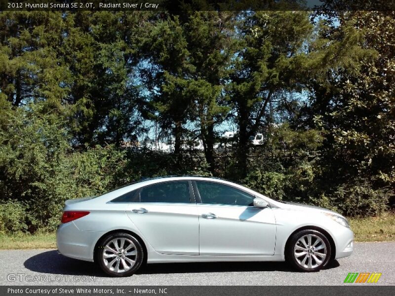 Radiant Silver / Gray 2012 Hyundai Sonata SE 2.0T