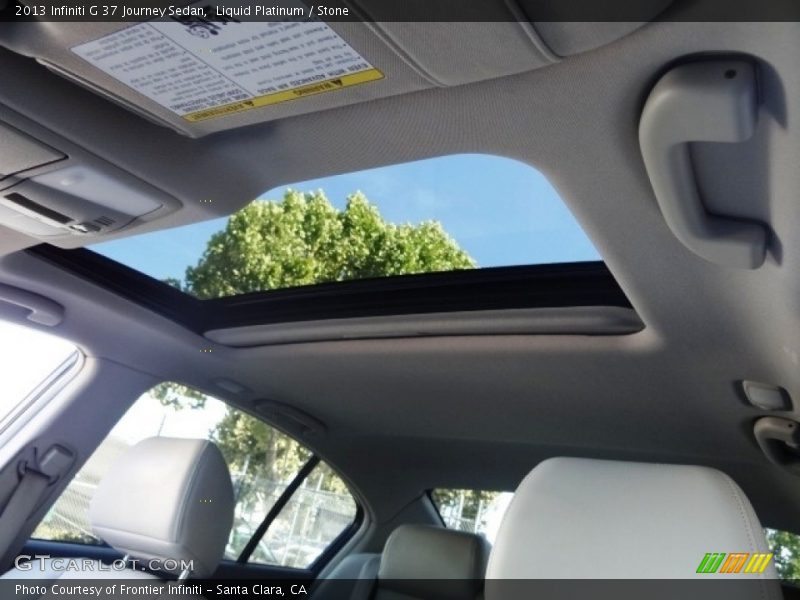 Liquid Platinum / Stone 2013 Infiniti G 37 Journey Sedan