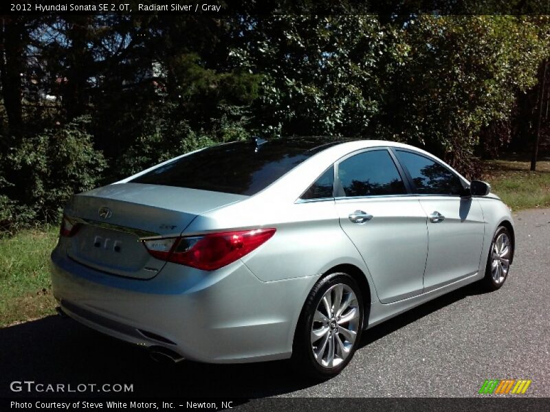 Radiant Silver / Gray 2012 Hyundai Sonata SE 2.0T