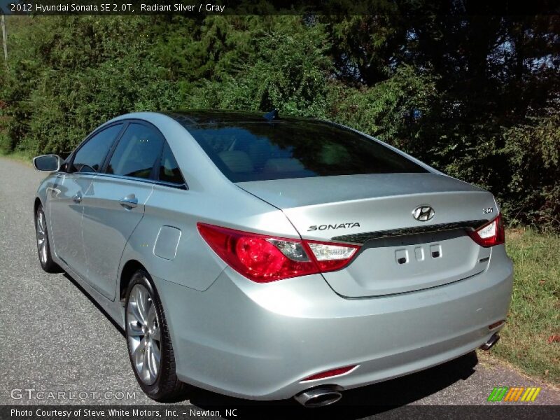 Radiant Silver / Gray 2012 Hyundai Sonata SE 2.0T