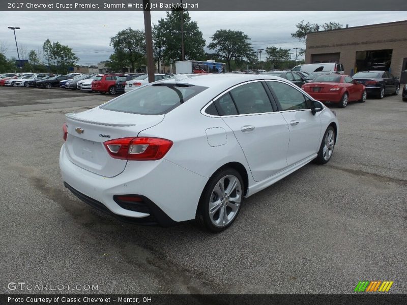 Summit White / Jet Black/Kalhari 2017 Chevrolet Cruze Premier