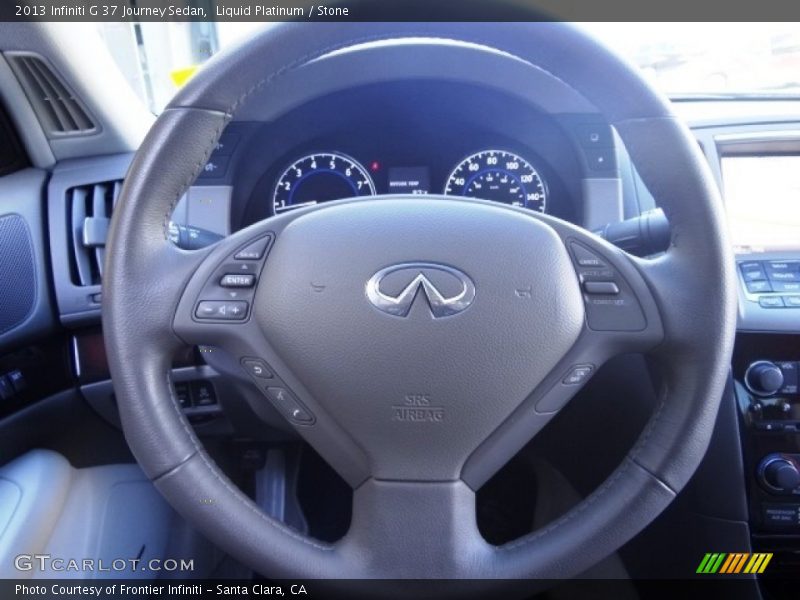 Liquid Platinum / Stone 2013 Infiniti G 37 Journey Sedan