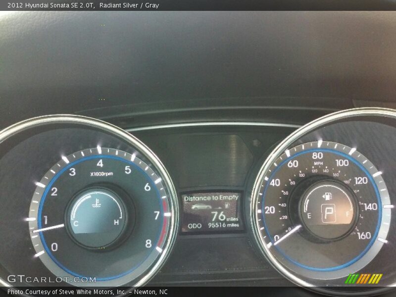 Radiant Silver / Gray 2012 Hyundai Sonata SE 2.0T
