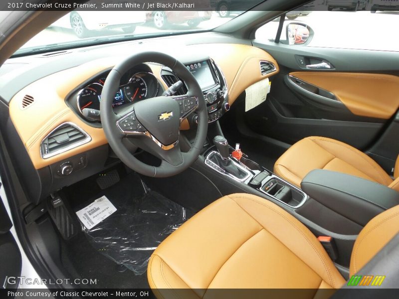  2017 Cruze Premier Jet Black/Kalhari Interior