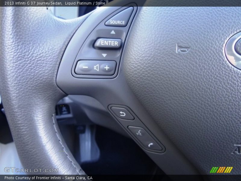Liquid Platinum / Stone 2013 Infiniti G 37 Journey Sedan
