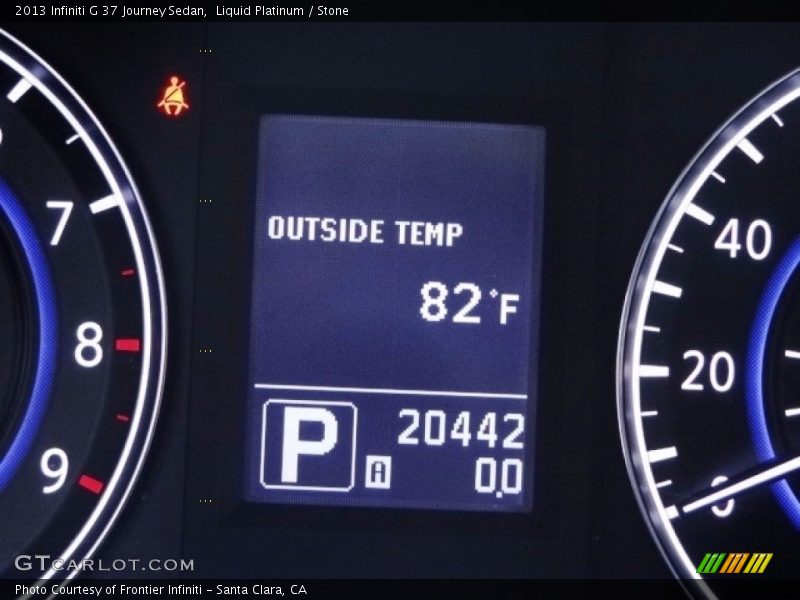 Liquid Platinum / Stone 2013 Infiniti G 37 Journey Sedan