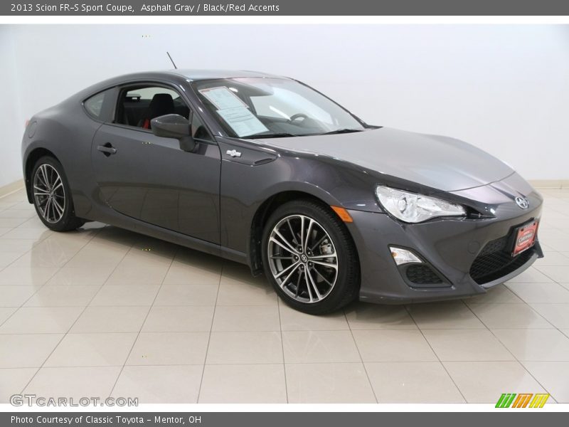 Asphalt Gray / Black/Red Accents 2013 Scion FR-S Sport Coupe