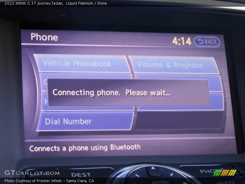 Liquid Platinum / Stone 2013 Infiniti G 37 Journey Sedan