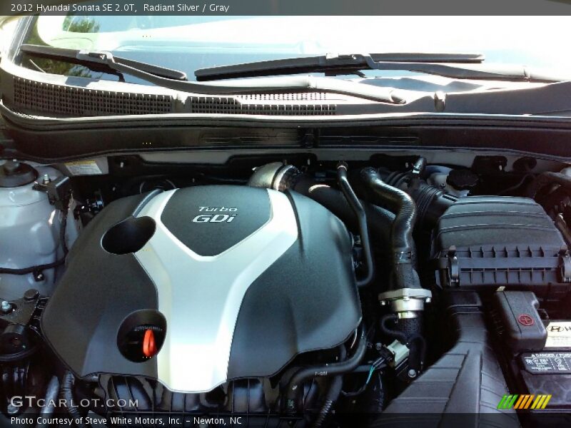Radiant Silver / Gray 2012 Hyundai Sonata SE 2.0T