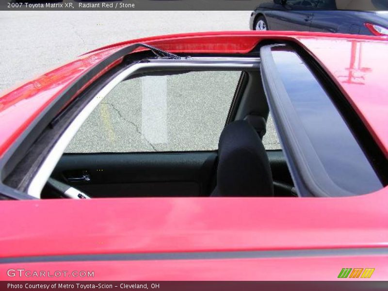 Radiant Red / Stone 2007 Toyota Matrix XR