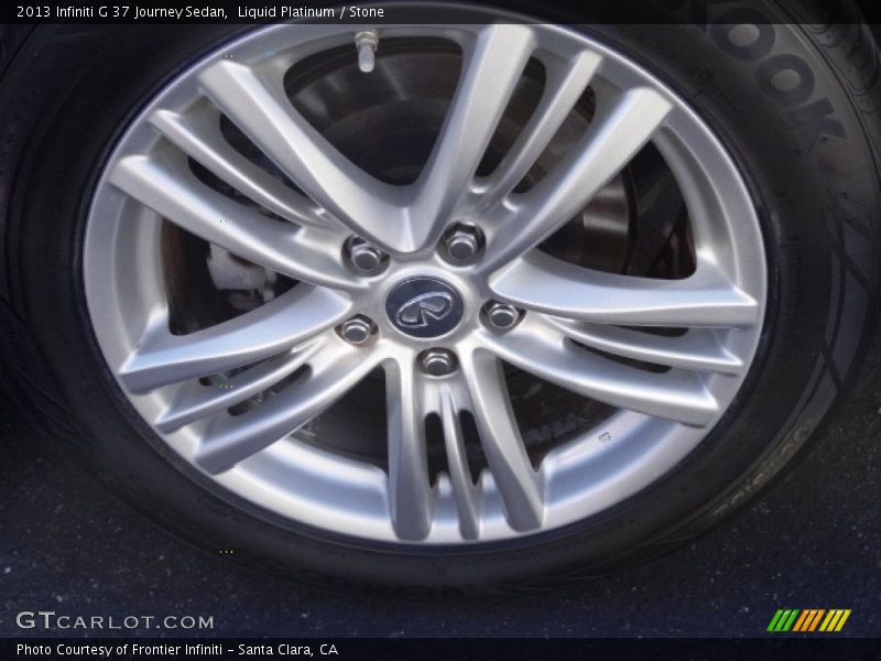 Liquid Platinum / Stone 2013 Infiniti G 37 Journey Sedan