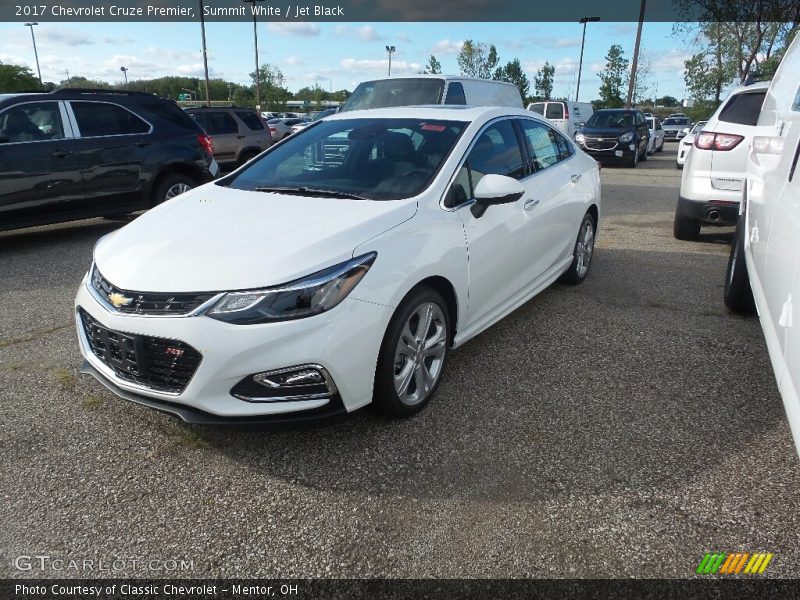 Summit White / Jet Black 2017 Chevrolet Cruze Premier