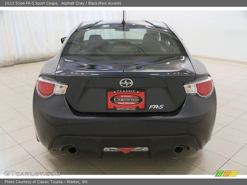 Asphalt Gray / Black/Red Accents 2013 Scion FR-S Sport Coupe