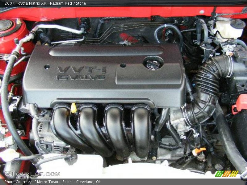Radiant Red / Stone 2007 Toyota Matrix XR
