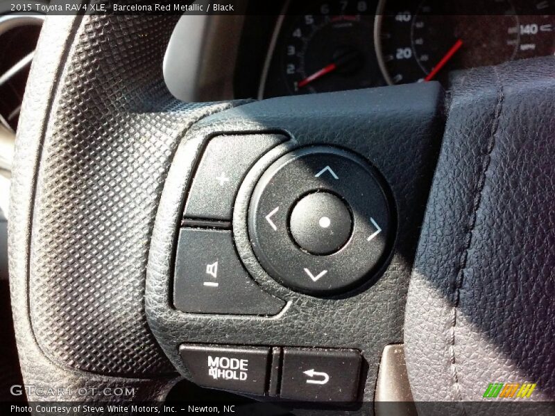 Barcelona Red Metallic / Black 2015 Toyota RAV4 XLE