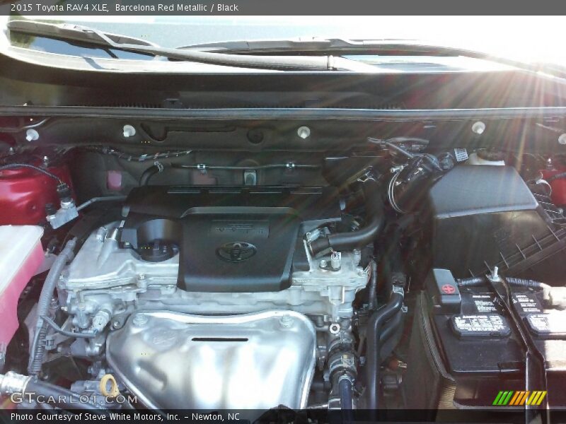 Barcelona Red Metallic / Black 2015 Toyota RAV4 XLE