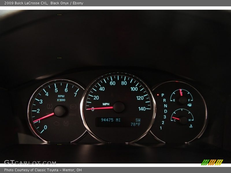 Black Onyx / Ebony 2009 Buick LaCrosse CXL