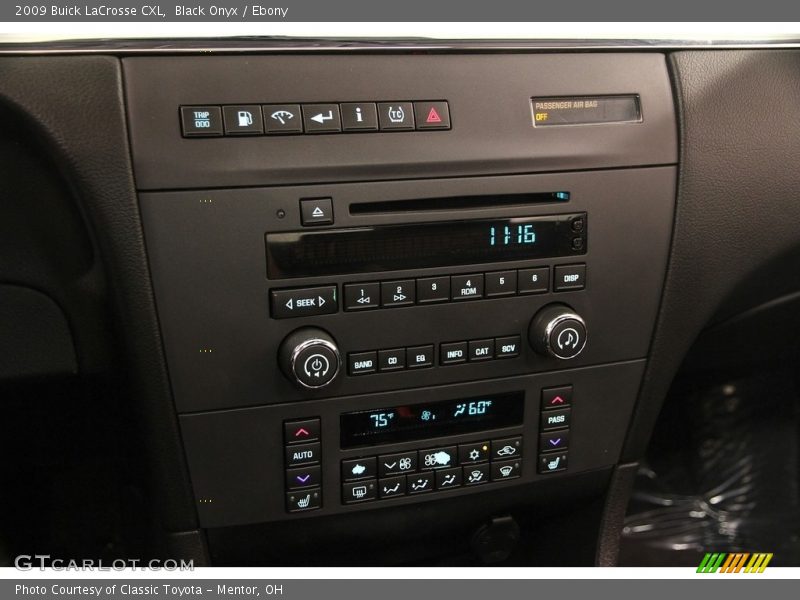Black Onyx / Ebony 2009 Buick LaCrosse CXL
