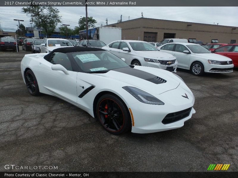 Front 3/4 View of 2017 Corvette Stingray Convertible
