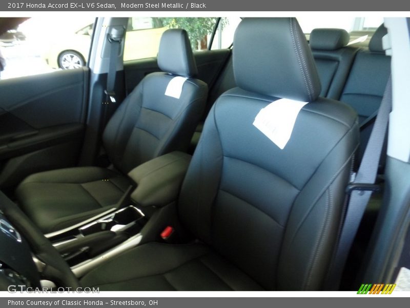 Modern Steel Metallic / Black 2017 Honda Accord EX-L V6 Sedan