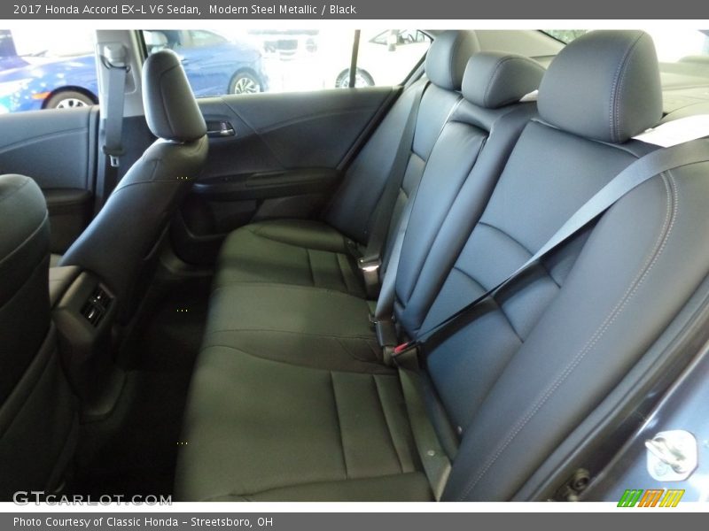 Modern Steel Metallic / Black 2017 Honda Accord EX-L V6 Sedan