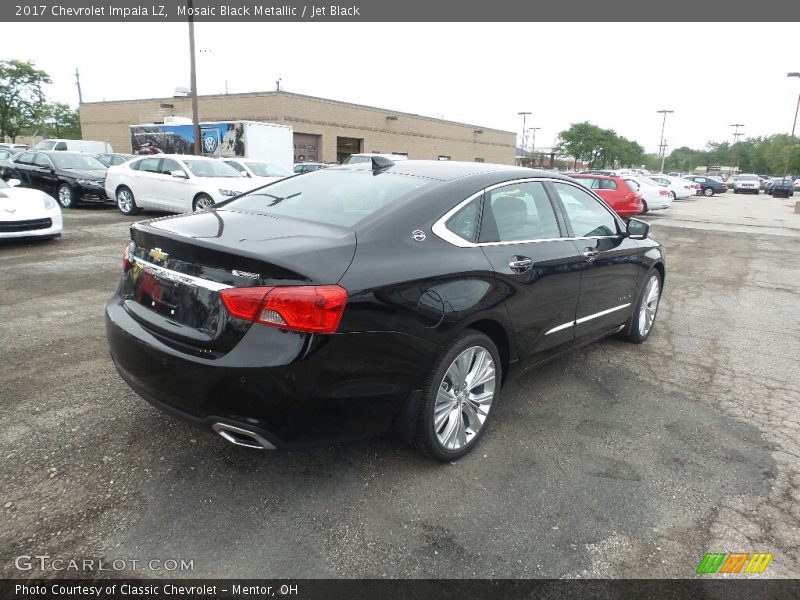 Mosaic Black Metallic / Jet Black 2017 Chevrolet Impala LZ