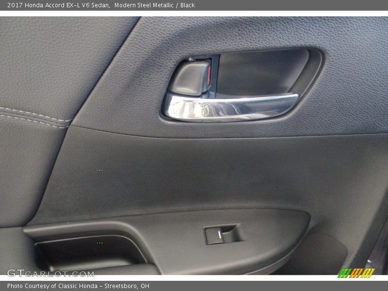 Modern Steel Metallic / Black 2017 Honda Accord EX-L V6 Sedan