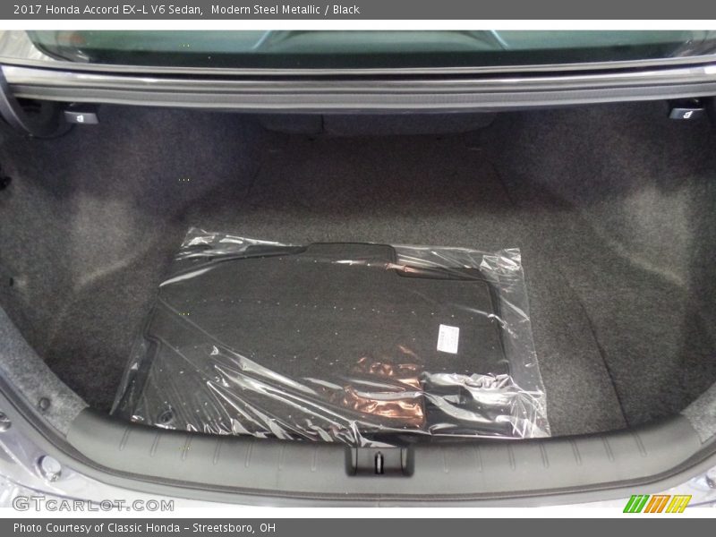 Modern Steel Metallic / Black 2017 Honda Accord EX-L V6 Sedan