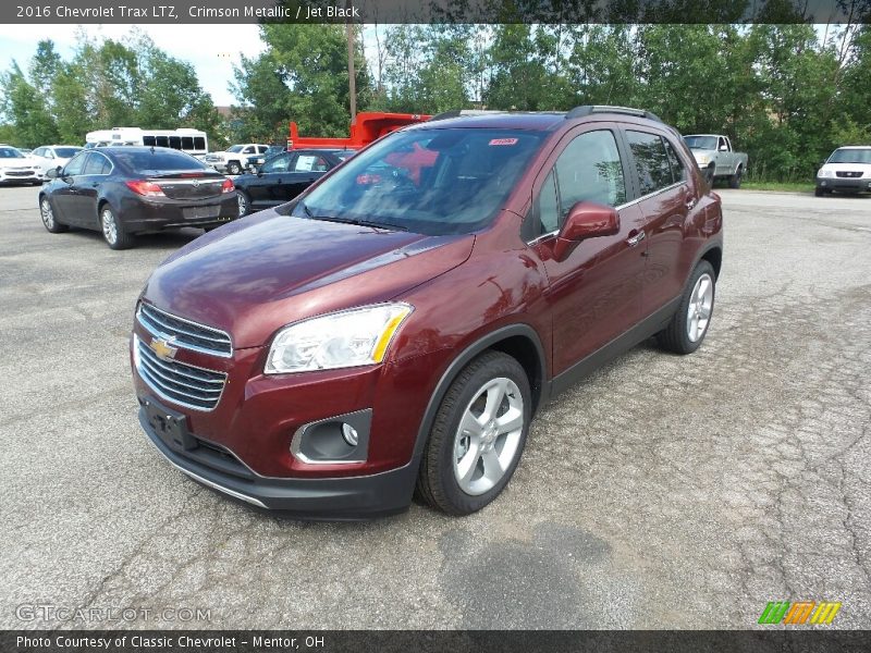 Crimson Metallic / Jet Black 2016 Chevrolet Trax LTZ