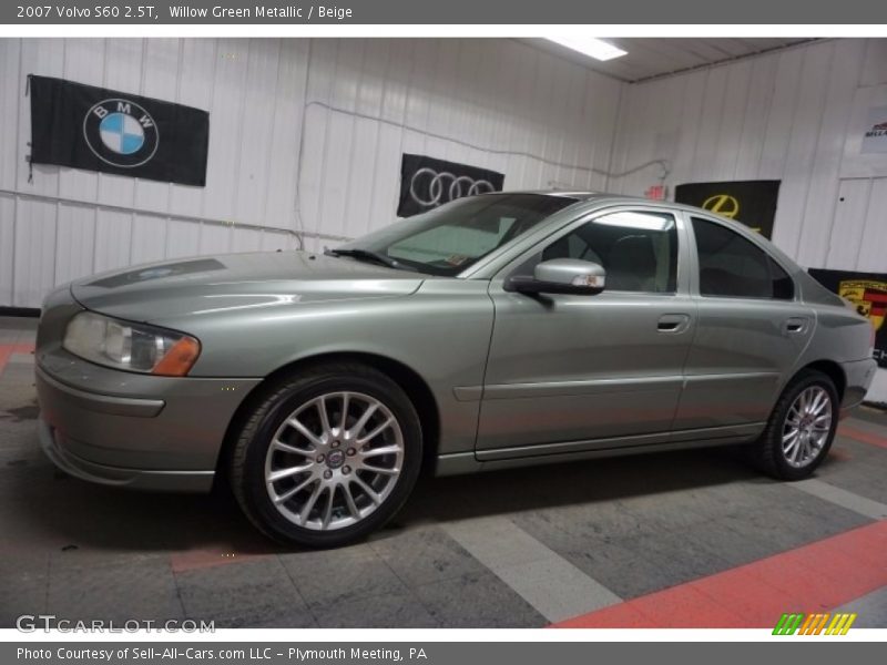 Willow Green Metallic / Beige 2007 Volvo S60 2.5T