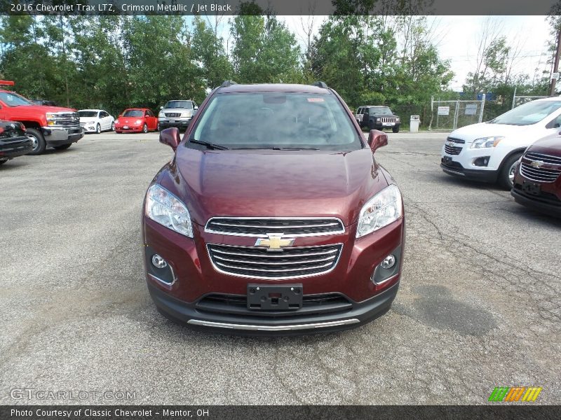 Crimson Metallic / Jet Black 2016 Chevrolet Trax LTZ