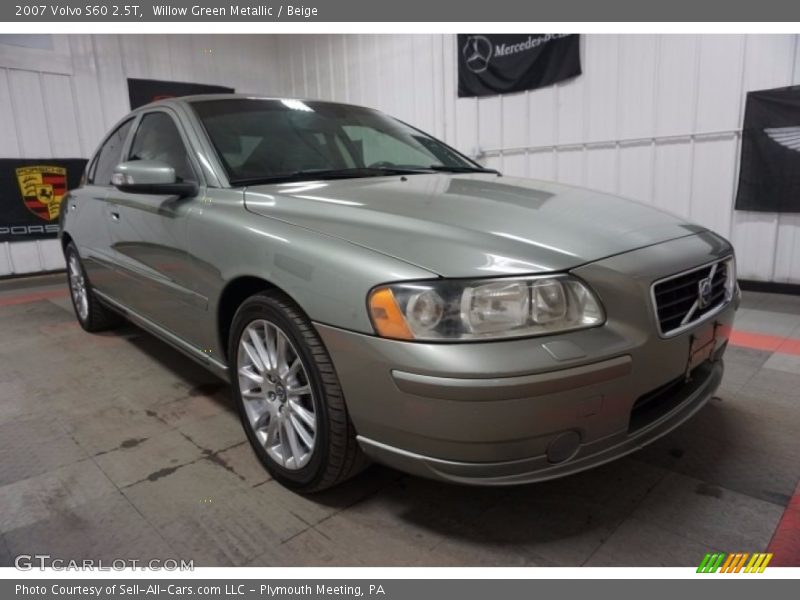 Willow Green Metallic / Beige 2007 Volvo S60 2.5T