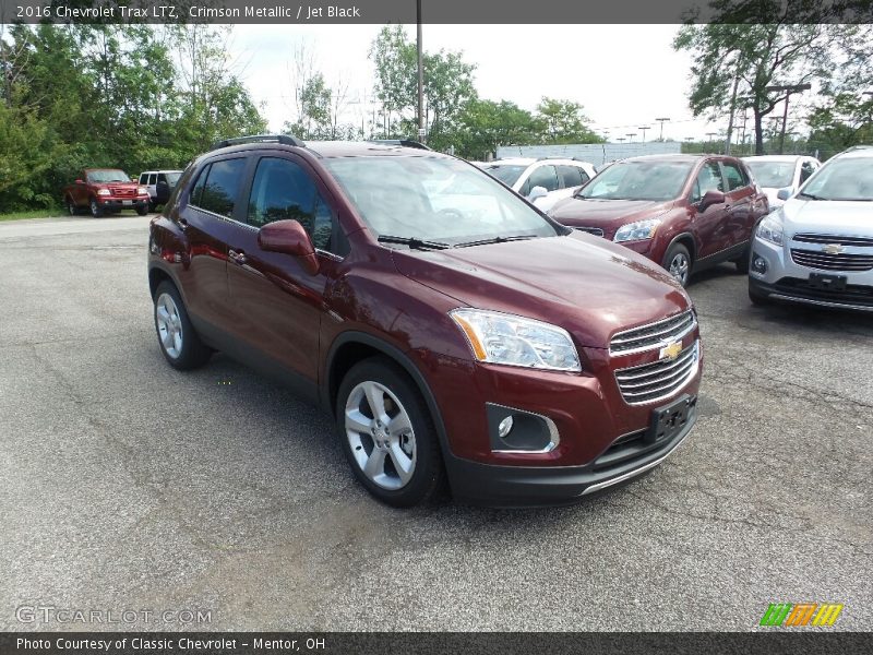 Crimson Metallic / Jet Black 2016 Chevrolet Trax LTZ