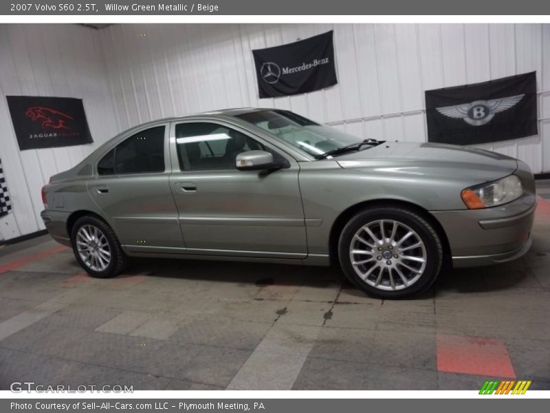 Willow Green Metallic / Beige 2007 Volvo S60 2.5T