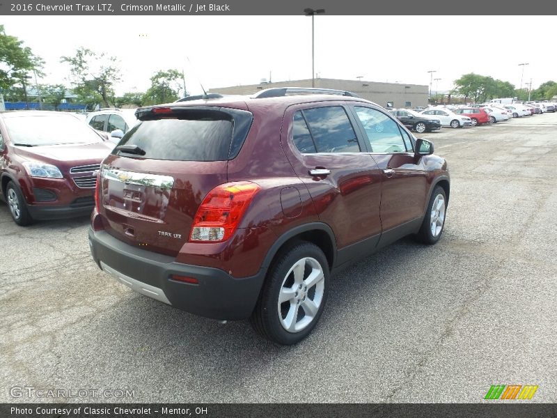Crimson Metallic / Jet Black 2016 Chevrolet Trax LTZ