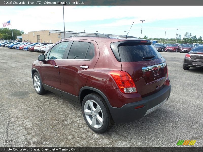 Crimson Metallic / Jet Black 2016 Chevrolet Trax LTZ