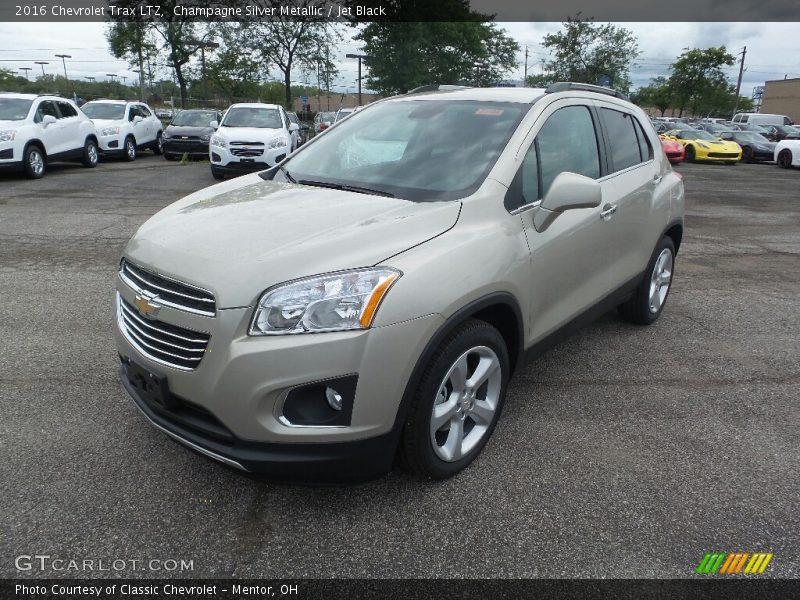 Champagne Silver Metallic / Jet Black 2016 Chevrolet Trax LTZ
