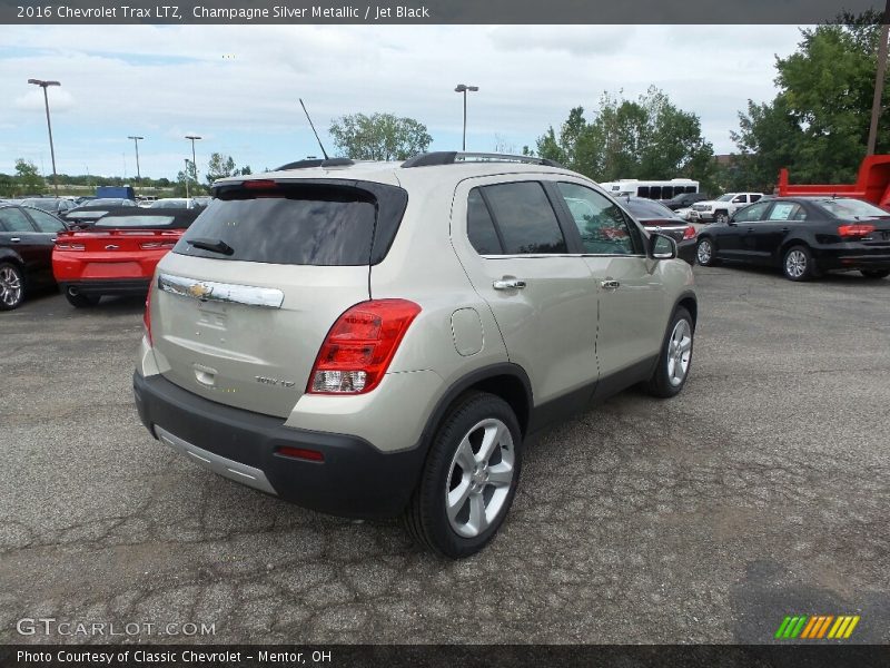 Champagne Silver Metallic / Jet Black 2016 Chevrolet Trax LTZ
