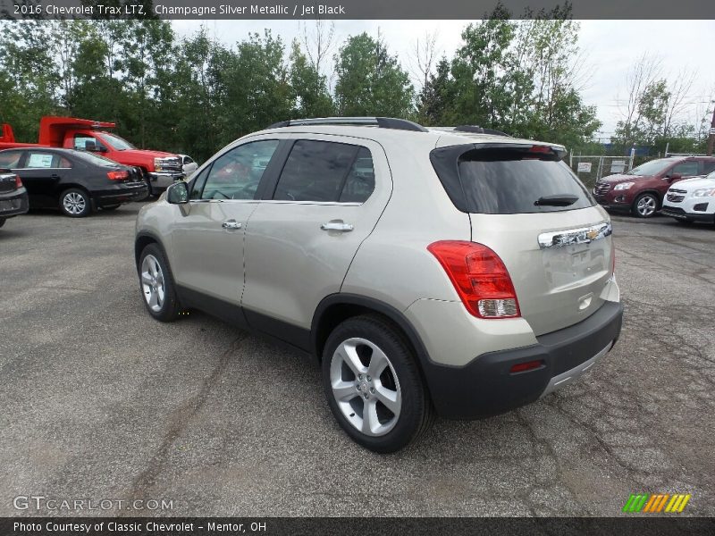 Champagne Silver Metallic / Jet Black 2016 Chevrolet Trax LTZ