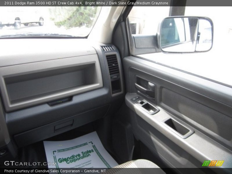 Bright White / Dark Slate Gray/Medium Graystone 2011 Dodge Ram 3500 HD ST Crew Cab 4x4