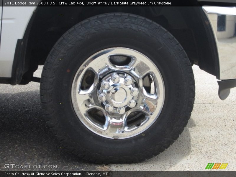 Bright White / Dark Slate Gray/Medium Graystone 2011 Dodge Ram 3500 HD ST Crew Cab 4x4