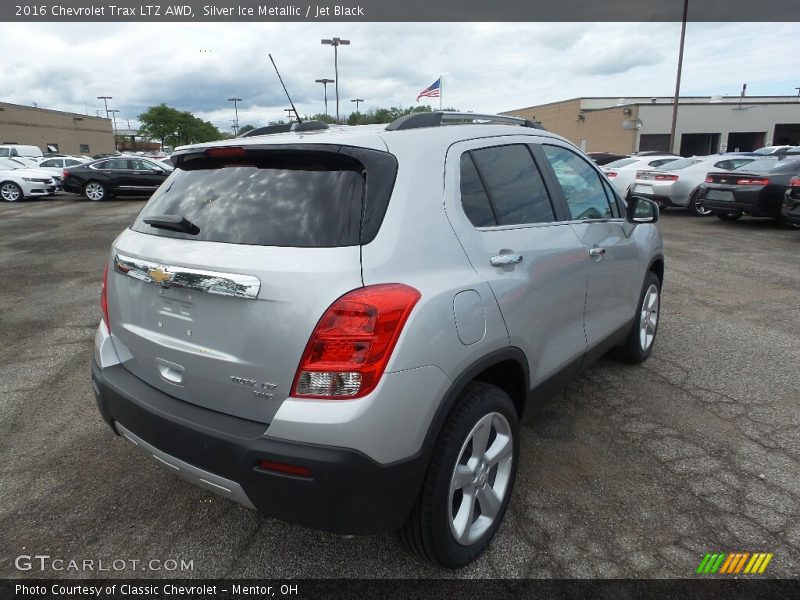 Silver Ice Metallic / Jet Black 2016 Chevrolet Trax LTZ AWD