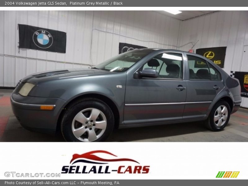 Platinum Grey Metallic / Black 2004 Volkswagen Jetta GLS Sedan