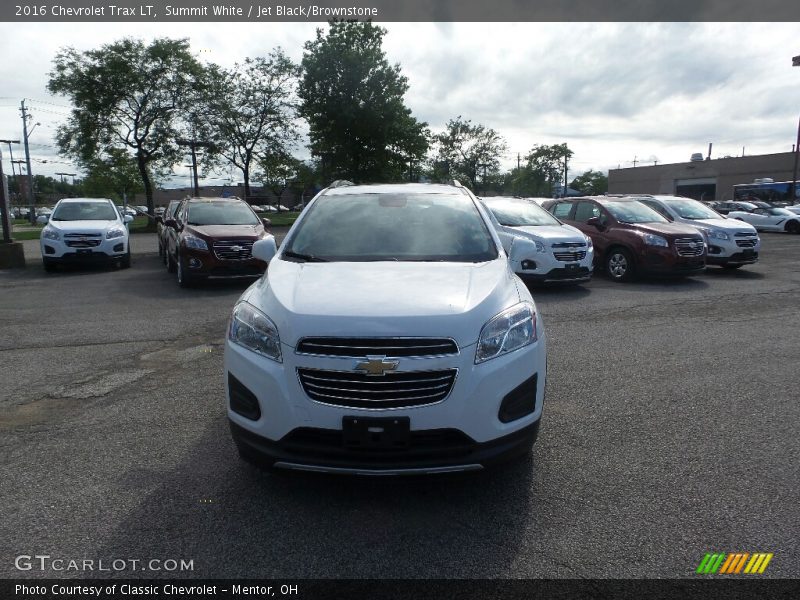 Summit White / Jet Black/Brownstone 2016 Chevrolet Trax LT