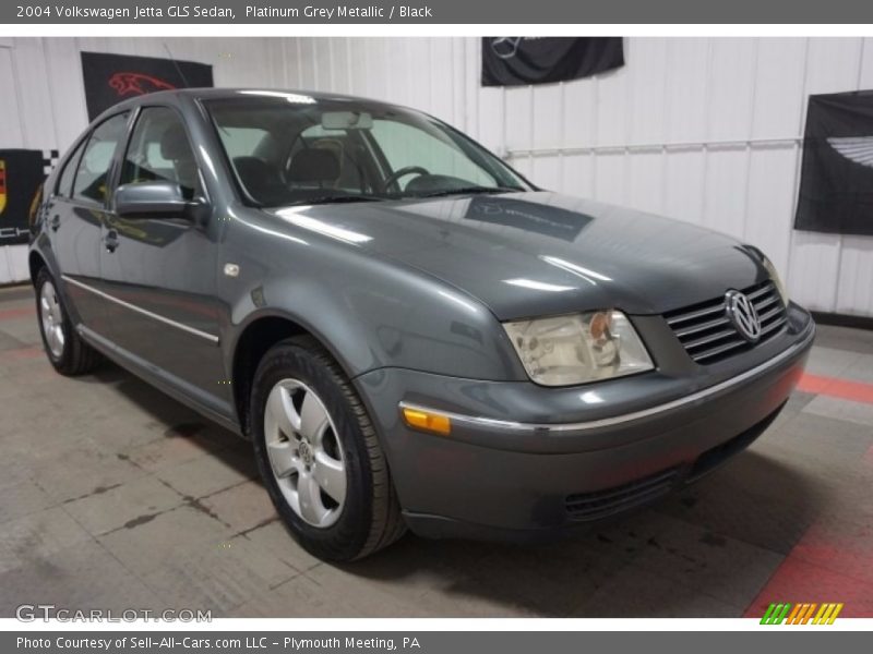 Platinum Grey Metallic / Black 2004 Volkswagen Jetta GLS Sedan