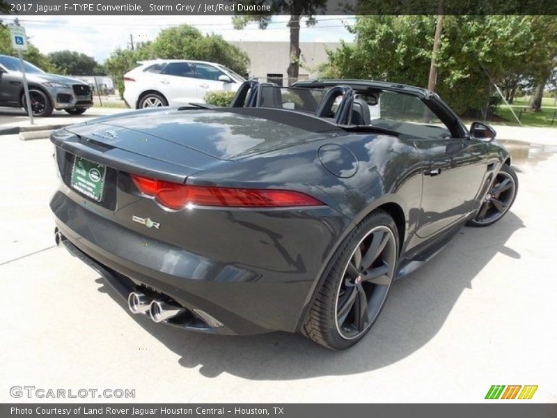 Storm Grey / Jet/Red Duotone 2017 Jaguar F-TYPE Convertible